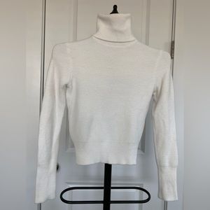 Pure White Zara Turtleneck Sweater